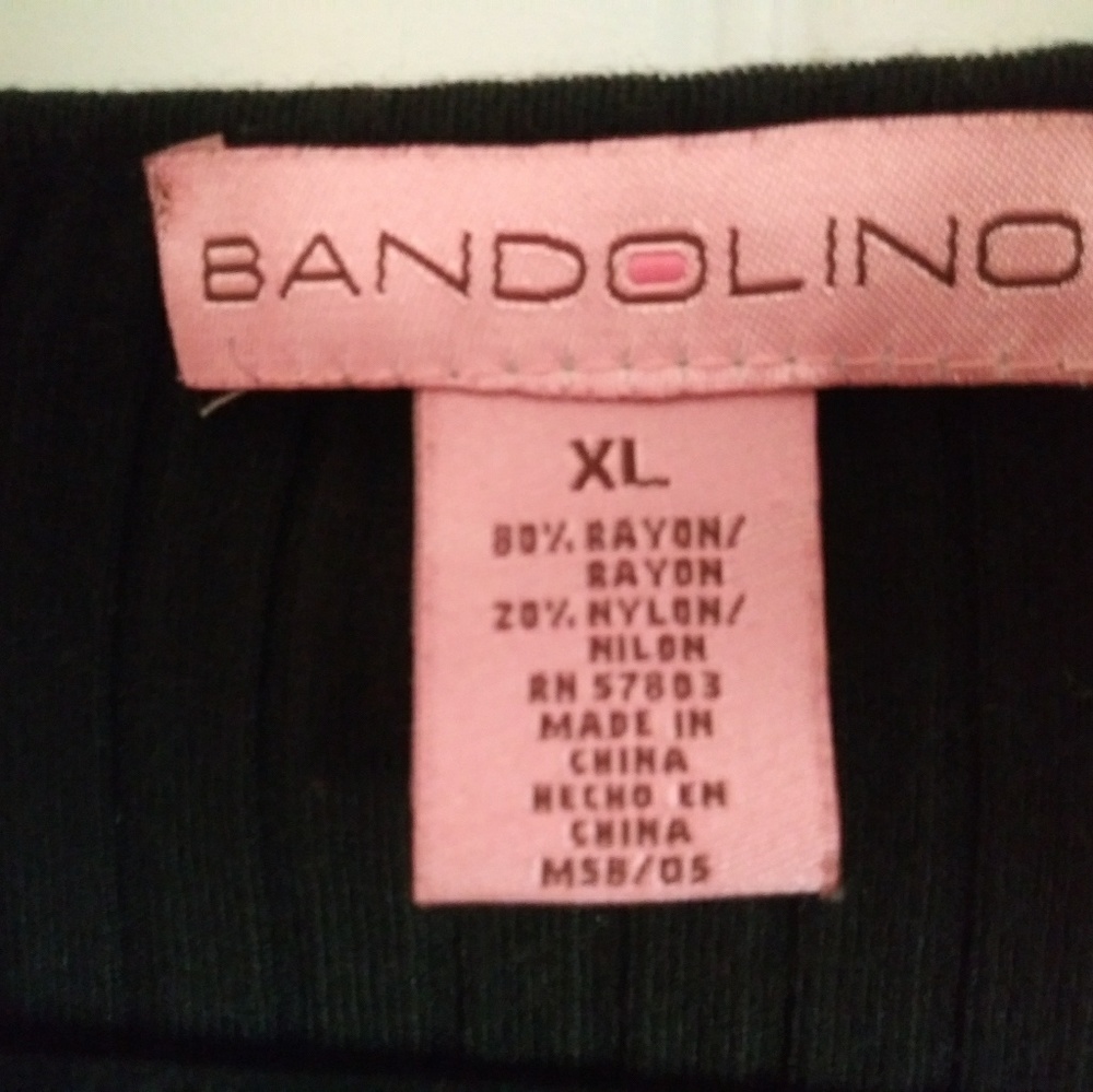 Bundle Only  BANDOLINO Ribbed V-Neck Long Sleeve Lightweight Sweater - Picture 2 of 4
